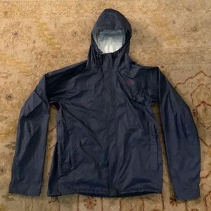 NorthFace Navy Rain Jacket. Size Medium.